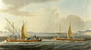 Coastlines Prints: Rockets Fired from Boats