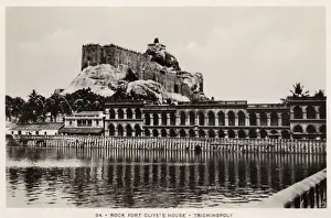 Trichinopoly Prints: Rockfort, Tank and Clives House, Tiruchirappalli, India