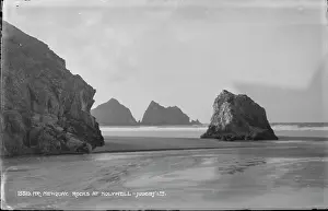 Newquay Prints: Rocks at Holywell