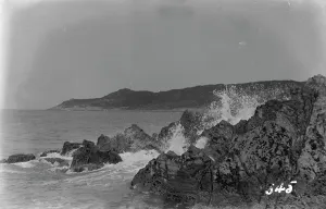 Rocky Coastline with Waves