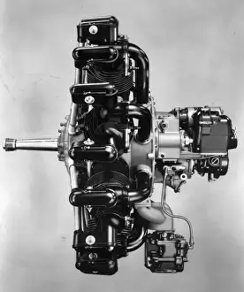 Pegasus Prints: Rocky Mountain Steel Products Pegasus 9-cylinder air-cooled