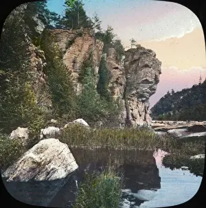 Outcrop Prints: Rocky outcrop and Cliffs, NY State, USA