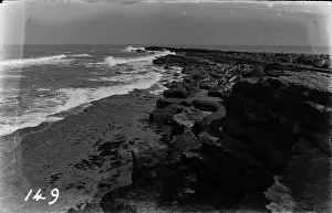 Rocky Shoreline by the Sea