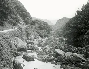 Footpath Gallery: Rocky stream and footpath, North Wales