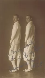 Ailes Collection: The Rocky Twins in 1928, Paris