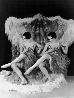 Twins Collection: The Rocky Twins dressed in drag as the Dolly Sisters, Paris