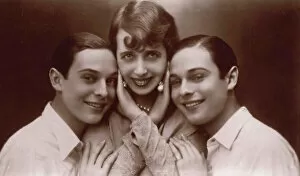 Images Dated 21st June 2011: The Rocky Twins with Mistinguett in Paris Miss, 1929