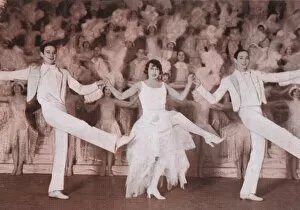 Images Dated 20th June 2011: The Rocky Twins with Mistinguett in Paris Miss, 1929