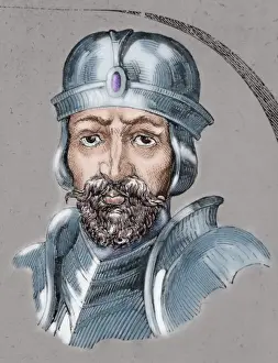 Hispania Prints: Roderic. Visigoth king (709-711)