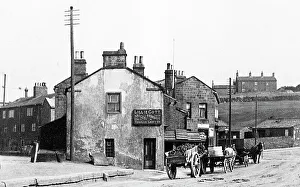 Rodley Station Road early 1900s