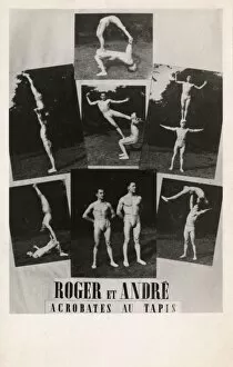 Images Dated 27th May 2016: Roger and Andre - Floor Acrobats