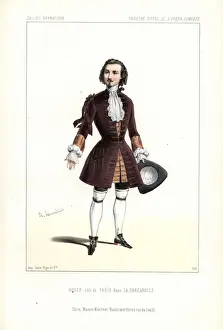 Roger as Fabio in La Barcarolle, Opera Comique, 1845