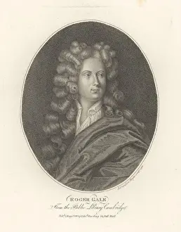 Treasurer Prints: Roger Gale, English antiquary and historian, 1672-1744
