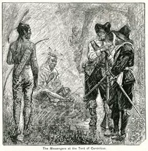 Images Dated 21st December 2018: Roger Williams Negotiating with Canonicus