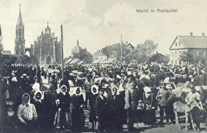 Images Dated 4th May 2011: Rokishkis, Lithuania - The Marketplace