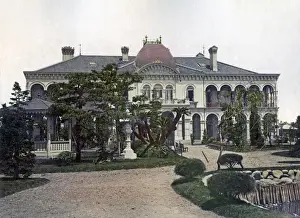Tokyo Prints: Rokumeikan or Deer Cry Hall, foreign guesthouse, Tokyo, Japa