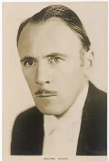 Roland Young / Postcard