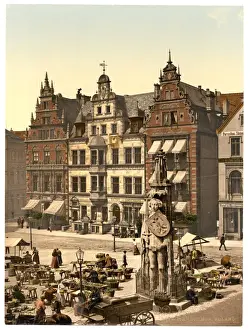 Bremen Prints: Rolands Monument, Bremen, Germany