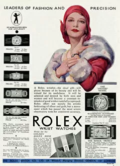 Woman Gallery: Rolex wrist watches advertisement