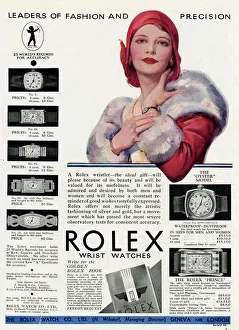 Hats Gallery: Rolex wrist watches advertisement