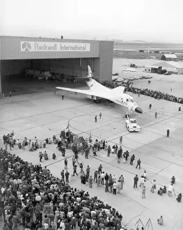 Roll-out of the first Rockwell B-1A 74-0158
