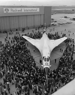 Roll-out of the first Rockwell B-1A 74-0158