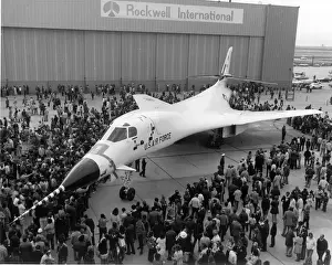 Roll-out of the first Rockwell B-1A 74-0158