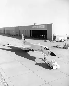 Roll-out of the first Rockwell B-1A 74-0158