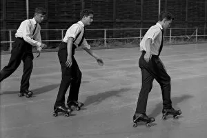 Skates Gallery: Roller skaters at Deal, Kent
