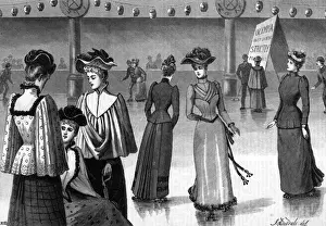 Highly Prints: Roller Skating 1891