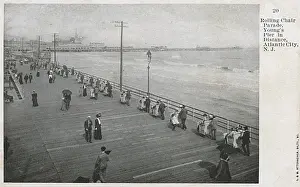 Wheeling Prints: Rolling Chair Parade, Atlantic City, New Jersey, USA