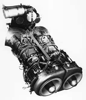 Coupled Prints: Rolls Royce coupled Gnome turboshaft