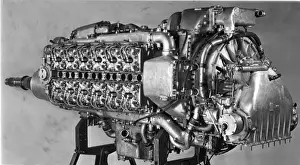 Rolls Prints: Rolls Royce Eagle H-type 24-cylinder piston engine
