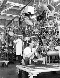 Rolls Royce Gnome H1400-1 turboshaft production