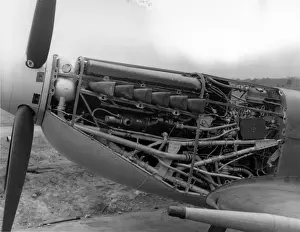 Supermarine Prints: Rolls-Royce Merlin 61 installation in a Supermarine Spitfire