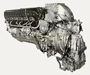 1942 Collection: Rolls-Royce Merlin 61 Piston-Engine