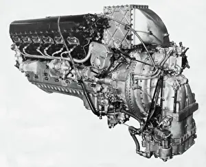 Merlin Prints: Rolls-Royce Merlin 61 V-12 Piston Aero-Engine