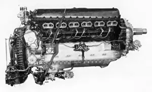Starboard Prints: Rolls Royce Merlin III Starboard side