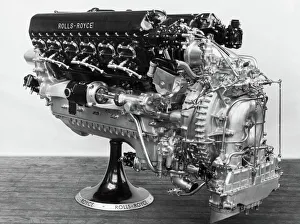 Images Dated 12th December 2017: Rolls-Royce Merlin X / 10 Supercharged Piston Aero-Engine
