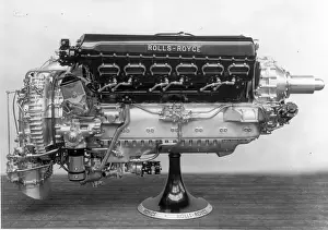 Merlin Prints: Rolls Royce Merlin X Starboard side