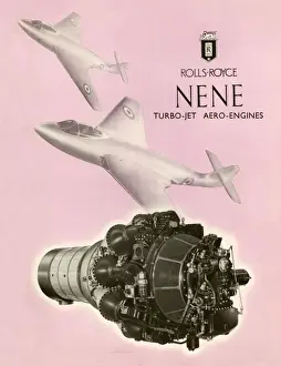 Nene Prints: Rolls Royce Nene brochure cover