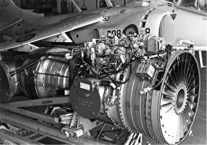 Pegasus Prints: Rolls-Royce Pegasus turbofan alongside a two-seat Matador