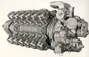 Rolls-Royce Pennine 24-cylinder, air-cooled, X-block