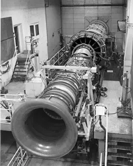 Rolls Prints: Rolls Royce / Snecma Olympus 593 Mk602 engine in a test cell