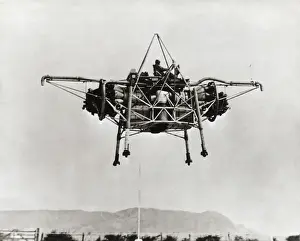 Beds Prints: Rolls-Royce Thrust Measuring Rig / Flying Bedstead