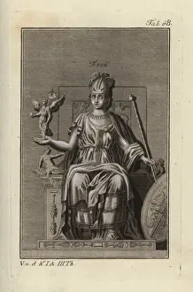 Musei Prints: Roma, goddess of the city of Rome, from a monument