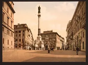 Spagna Prints: Roma, Piazza di Spagna, Italy