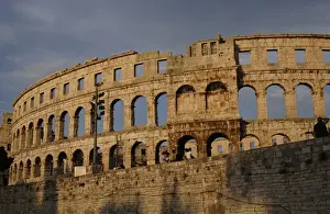 Roman amphitheater (I century A. D. ). Pula. Croatia