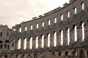 Roman amphitheater (I century A. D. ). Pula. Croatia