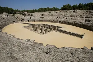 Roman amphitheatre. 2nd century BC. Italica. Spain